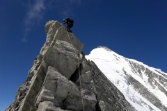 East Ridge of the Weisshorn, July 2018.