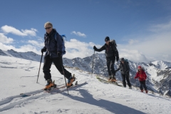 Members Ski Touring , Queyras, France
