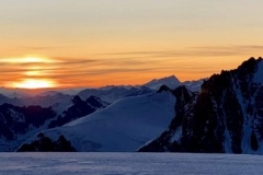Sunrise from the Dome du Gouter. Summer 2019