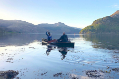 Rem Fowler and Heather Steele, Loch Goil. Photo: Ros Murray Rem Fowler and Heather Steele, Loch Goil. Photo: Ros Murray