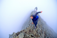 Andy Towne and Roddy D'Arcy, Crib Goch. Photo: John Beatty