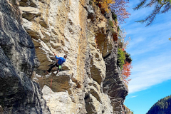 Will Harris, La Mecca, Gran Paradiso. Photo: Dominic Oughton Will Harris, La Mecca, Gran Paradiso. Photo: Dominic Oughton