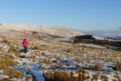 Towards the Nick, Pendle Hill behind. Photo: Alan Firth