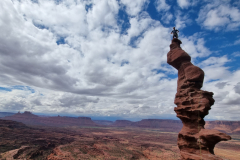 Bill Deakin, Ancient Art, Fisher Towers, Utah. Photo: Dominic Oughton