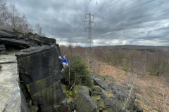 Mar25-Dan-Lester-Soloing-Handover-Arete-Wharncliffe-Photo-Will-Pitt