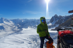 Dave Sykes, Punta Cerisira...Monoviso behind