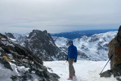 Martin Cooper, Passo dei Detriti, Alpi Maritime...the Bay of Nice in the background!