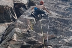 Dominic, Diabeig Pillar. Photo: Helen Oughton