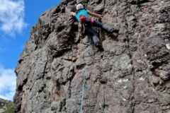 Helen , Grass Crag, Gairloch. Photo: Dominic Oughton