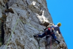 James Hall on Lithrig, Cloggy. Photo: Dominic Oughton