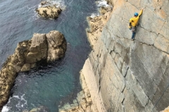Jack Helliwell on Sincure, Pembroke. Photo: Harry Padley