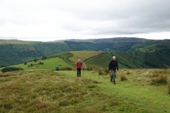 Alison Bradford, David Nightingale and Dave Bradford on ascent of Tor y Foel, with Dyffryn Crawnon in the background Alison Bradford, David Nightingale and Dave Bradford on ascent of Tor y Foel, with Dyffryn Crawnon in the background