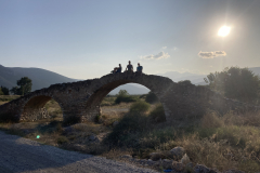 Oct23-Bridge-to-nowhere-with-Bob-MacMillan-Andy-Stewart-and-Rick-Wojtaszewski-Leonidio-Photo-Richard-Brewster