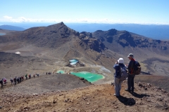 Tongariro Crossing  - descent to the Soda Springs. Photo: Alan Firth